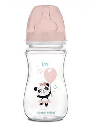 Детская бутылочка с широким антиколиковым отверстием canpol babies 35/221 pin easystart 240 мл