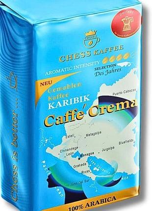 Кофе молотый chess kaffee karibik caffe crema 500 г