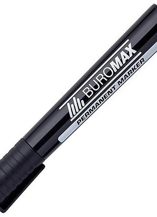 Перманентный маркер buromax 8700-01 черный 2-4 мм