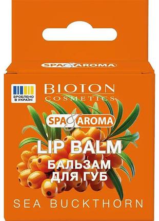 Бальзам для губ bioton cosmetics spa & aroma облепиха 5 мл