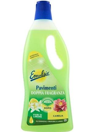Средство для мытья полов emulsio lemon & camelia 750 мл