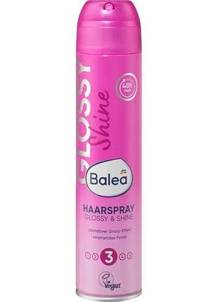 Лак для волос balea glossy & shine фиксация 3 300 мл