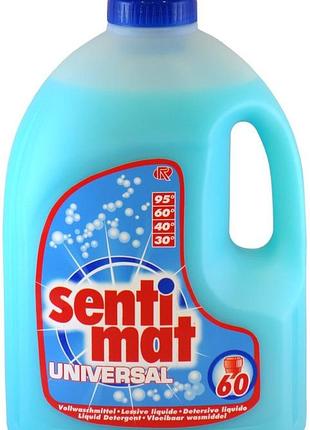 Гель для стирки sentimat universal 3 л 60 циклов стирки