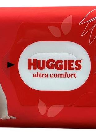 Влажные салфетки для детей huggies ultra comfort 56 шт