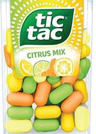 Драже tic tac citrus mix 54 г