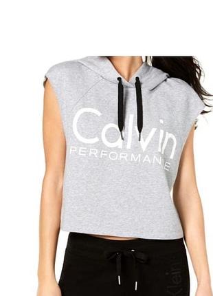 Топ худи без рукавов calvin klein
