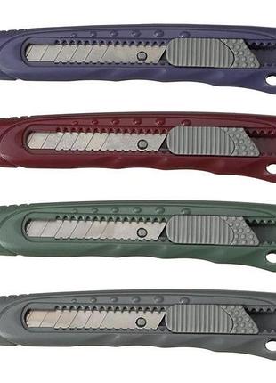 Нож канцелярский buromax bm4636 morandi style 9 мм в ассортименте