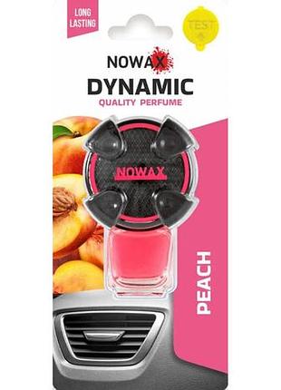 Ароматизатор для авто nowax nx07795 dynamic peach на дифлектор