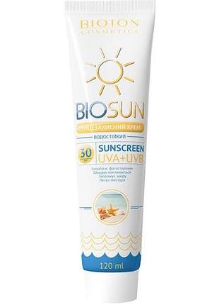Солнцезащитный крем bioton cosmetics biosun spf 30 120 мл