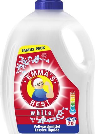 Гель для стирки emma\'s best white 4 л 70 циклов стирки
