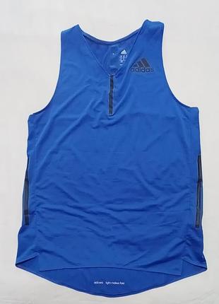 Новая, оригинальная спортивная майка adidas полиэстр размер m