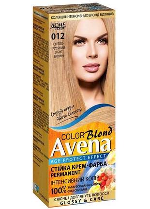 Краска для волос acme color avena 012 светло-русый