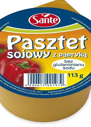 Паштет sante соевый с паприкой 113 г