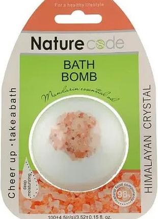 Бомбочка для ванни nature code himalayan crystal 100 г