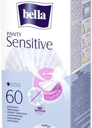 Ежедневные прокладки bella sensitive 60 шт