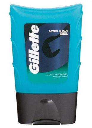 Гель после бритья gillette aftershave gel conditioning питающий и тонизирующий 75 мл