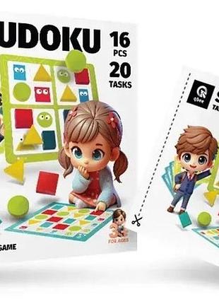 Настольная игра qbee 900514 судоку геометрическое