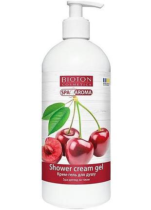 Гель для душу bioton cosmetics spa & aroma вишня 750 мл