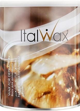 Теплий віск для депіляції italwax натуральний 800 мл