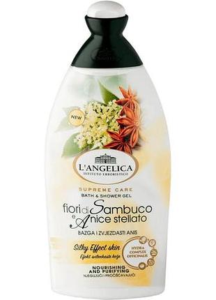 Гель для душа l\'angelica fiori di sambuco e anice stellato 500 мл