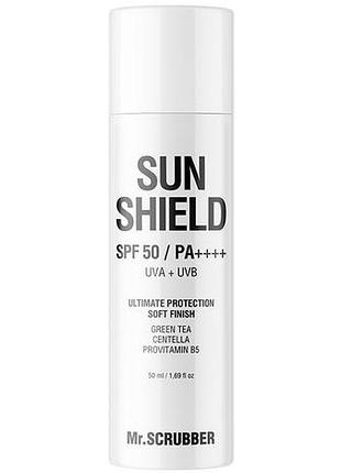 Солнцезащитный крем для лица mr.scrubber sun shield spf 50 50 мл