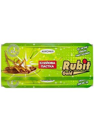Клеевая ловушка-домик от тараканов и бытовых насекомых rubit gold