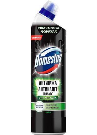 Средство для чистки унитаза domestos лайм 750 мл