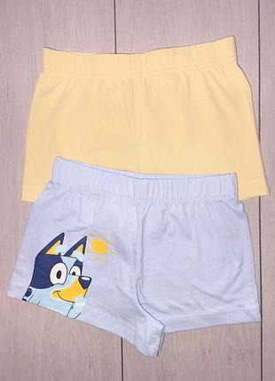 Шорты на девочку primark, bluey, 77204
