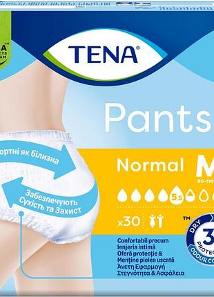 Подгузники-трусики tena pants normal medium 80-110 см 30 шт