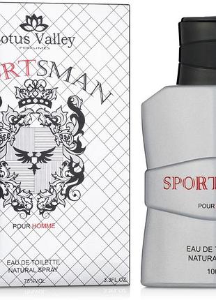 Туалетна вода чоловіча lotus valley sports man 100 мл