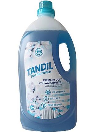 Гель для прання tandil premium vollwaschmittel duftig frisch 5 л 100 циклів прання