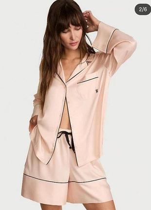 Идея подарка сатиновыйп пижама новая коллекция s m l victoria's secret виктория сикрет оригинал