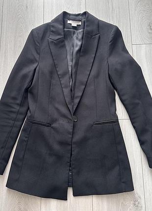 Чорний піджак h&m