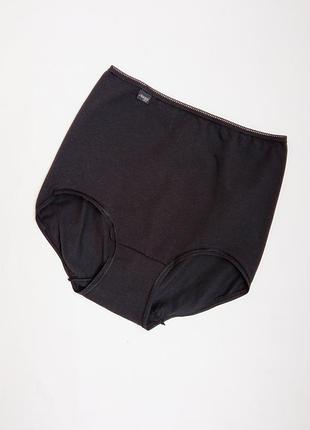 Черные хлопковые трусики sloggi by triumph l / 42