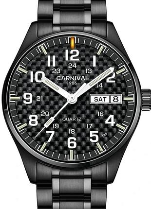 Чоловічий годинник carnival black jack