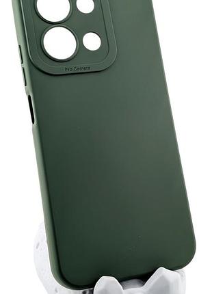 Чехол pro camera для xiaomi redmi 15c 4g eu (eu version код модели 25078ra3ee) 173 mm бампер с микрофиброй зеленый