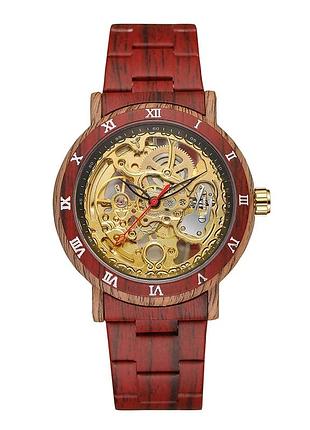Наручний годинник forsining 8277 red-gold