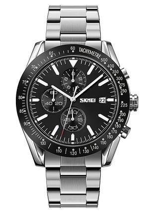 Наручний годинник skmei 9253sibk silver-black