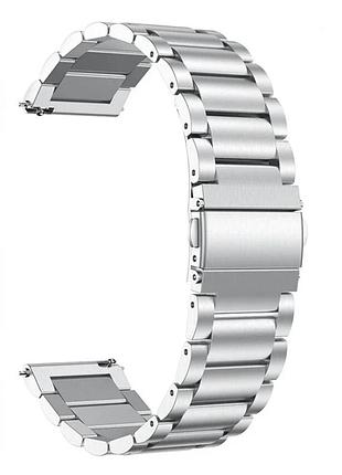 Браслет сталевий для смарт годинників silver