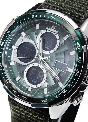 Наручний годинник naviforce fly army hook green, 2 ремінці