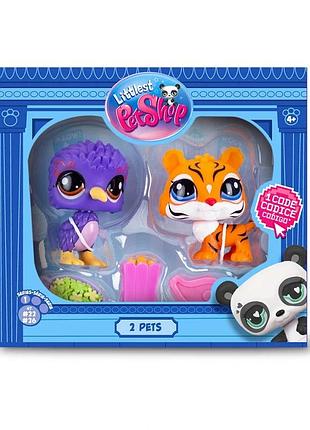 Ігровий набір littlest pet shop – смакові вподобання (2 фігурки, аксес.)