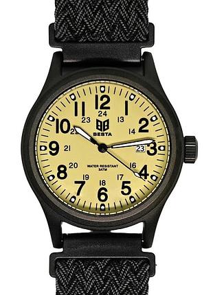 Чоловічий тактичний годинник besta command green nylon
