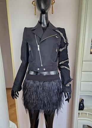 Dsquared2: коллекционная куртка-косуха кутюрная эстетика.