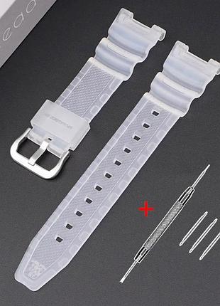 Ремінець modfit ремінець для casio g-shock sgw-100 translucent silver