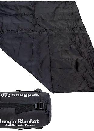 Универсальное одеяло с утеплителем 193х163 см от 1 до 5°с черный snugpak se0162