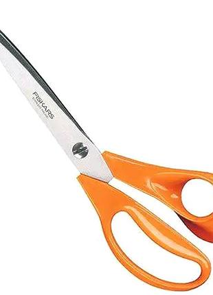 Ножиці швейні 24 см неіржавка сталь для шиття fiskars se1132 жовтогарячий