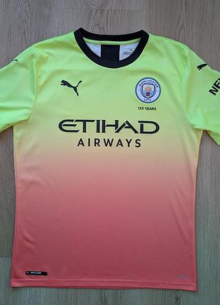 Оригинальная мужская футболка manchester city 125 years puma 2019 2020 чилл м