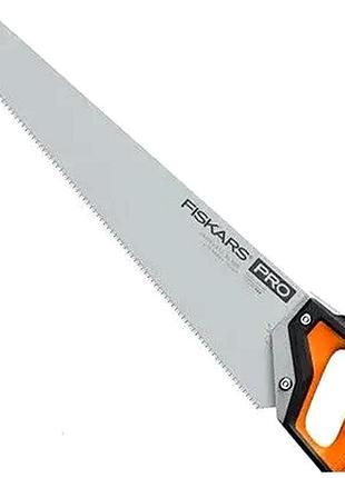 Ручная пила 55 см 7 tpi универсальная для дерева закаленная сталь fiskars se0179