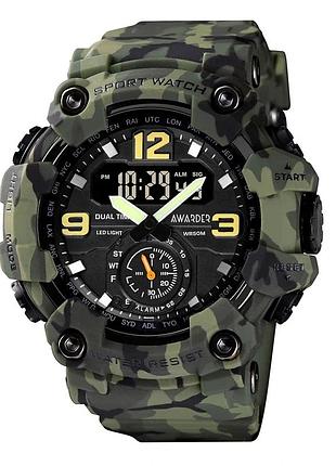 Наручний годинник awarder 004 camo green