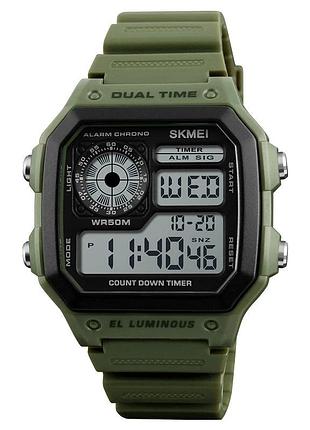 Наручний годинник skmei 1299ag army green.